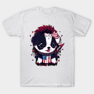 Cute Dog 4th of July Firework Fido T-Shirt